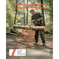 thumbnail image 6 of VEVOR Folding Work Horses, 26 lbs Load Capacity Sawhorse with Heavy Duty Legs, Adjustable Height Saw Horse with Non-Slip Foot Pads, for Woodworking, Carpenters & Contractors, 6 of 9