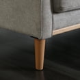 thumbnail image 4 of Classic Living Room Sofa 2 Seater, Loveseat with Waterproof Fabric Cream, USB Charging, Suitable for Living Room, Office and Small Space (Brown), 4 of 6