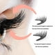 thumbnail image 4 of 7 pares de pestañas postizas de visón 3d de pelo largo, denso y esponjoso, extensión de pestañas, 4 of 5