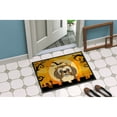 thumbnail image 4 of Halloween Chocolate Brown Shih Tzu Door Mat, 4 of 4