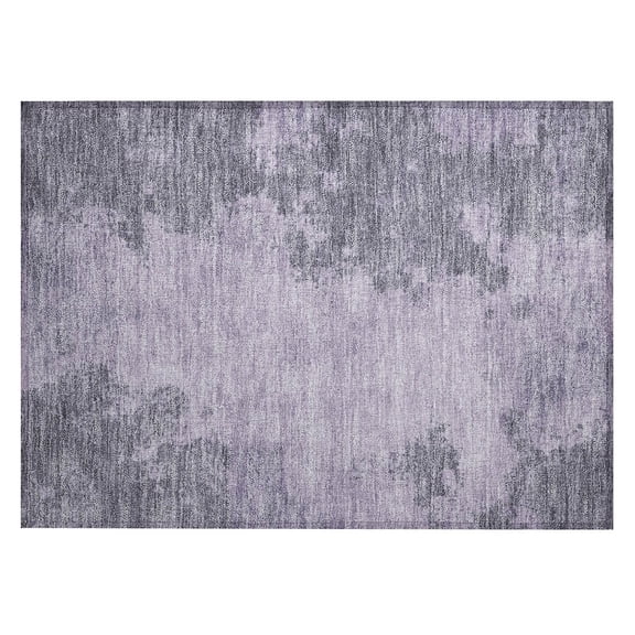 Dalyn Rugs Machine Washable Indoor/Outdoor Chantille Purple 1'8" x 2'6" Rug