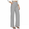 thumbnail image 2 of Kezqiaxn Business Casual Pants for Women Fashion Stretchy High Waisted Dressy Work Pants with Pockets Plus Size Fashion, 2 of 6