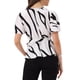 thumbnail image 3 of BLUSA ELEGANTE CHIC con Volantes para Mujeres, Cuello en V, Cintura Elástica, Talla XS Blanca, 3 of 6