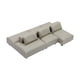 thumbnail image 3 of Modelo de sofá de casa de muñecas, accesorios de decoración de casa de muñecas, muebles decorativos, foto M 2 FILAS gris, 3 of 9