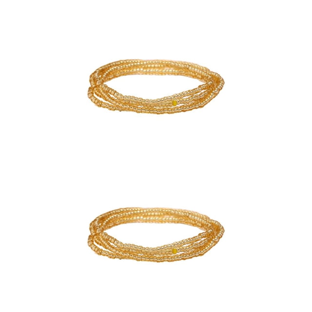 Qarigey Cadena de cintura de cuentas para vestir en la playa al aire libre, cadenas para el vientre, regalo de joyería Type2 NO2