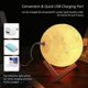 thumbnail image 5 of 3d Moon Lamp, 15cm Rgb Moon Lamp, 16 Colors 4 Lighting Modes, Led Night Light, 5 of 5
