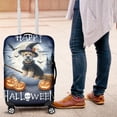 thumbnail image 4 of Happy Halloween Soft Coated Wheaten Terrier Witch Pumpkins Bats Travel Luggage Cover Wheatie Dog Lover Suitcase Dust Protective Decor - 13012, 4 of 5