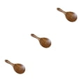 thumbnail image 1 of Injueey Cucharas de cocina de teca, espumadera para sopa, pala de cocina, cucharón de para el hogar, juego de utensilios de cocina con Type1 NO1, 1 of 6
