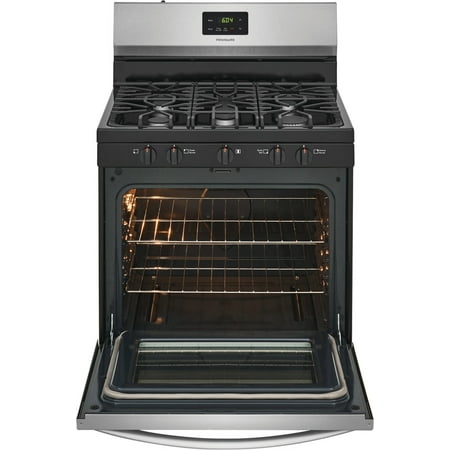 Frigidaire - 5.0 Cu. Ft. Freestanding Gas Range - Stainless steel