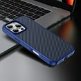 thumbnail image 6 of Decase Carbon Fiber Pattern Case Compatible with iPhone 16 Pro Max,Anti-Scratch PC+TPU Back Cover with Raised Edges for Screen & Camera Protection,Slim Skin-Feel Shockproof Protective Cover, Blue, 6 of 9
