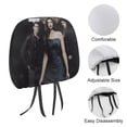 thumbnail image 3 of The Vampire Diaries Car Headrest Cover 2 Pcs Vehicles Seat Pillow Cover Protector Accessories Decor Auto Front/Rear Seats Head Rest Cover 2 Pcs Universal Fit Most Cars Sedan SUV Van, 3 of 7