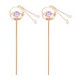 thumbnail image 1 of Shisuyan Rhinestone Hair Chopsticks For Evening Parties With Classic Style 2pcs, 1 of 8