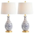 thumbnail image 6 of SAFAVIEH Avi Floral Vines 27.5 in. H Table Lamp, Blue/White, Set of 2, 6 of 9