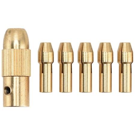 

Mini Electric Grinder Chuck Drilling Electric Grinding Brass Chucks Non Slip Durable Easily Tighten For Woodworking For Tools For Bits