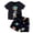 Black, variant on MuXiKeJi Clothes Stylish Boys Outfits Set Casual Printed Short Sleeve And Shorts Combo For Kids Age 2 To 12 Years Comfortable Daily Wear