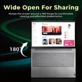 thumbnail image 6 of Lenovo ThinkBook 15 Gen 4 15.6" FHD Laptop, AMD Ryzen 7 5825U Processor, 16GB RAM, 512GB SSD, AMD Radeon Graphics, Windows 11 Pro, Mineral Gray, 160GB Docking Station Set, 6 of 9