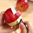 thumbnail image 5 of Ceramic Knife Set with Cover and Peeler, 3/4/6 Inch White Paring Knives for Kitchen, Ultra Sharp Kitchen Knives for Fruits Vegetables, 5 of 8