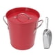 thumbnail image 2 of Cubos De Hielo Para Fiestas, Cubo De Hielo Galvanizado De 4 L Cubos De Hielo Redondos Para Fiestas Con Tapa Cubos De Hielo Con Pala Para Hielo Para Bares, Restaurantes Y Fiestas, 2 of 7