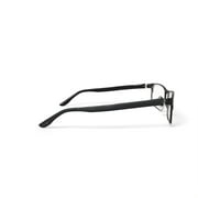 OCTO180 Mens Deuce! Browline Prescription Eyeglasses with Case, Gray