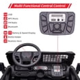 thumbnail image 6 of Shininglove Kids Battery Powered 2 Seats 24V Ride on Car with Remote Control Car Powerful off-Road Vehicles, Black, 6 of 7