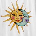 thumbnail image 5 of Wxolcjlv Womens T-Shirt Sun Moon Print Tee Short Sleeve O-Neck Loose Casual Graphic Tops,White,L, 5 of 7