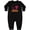 AB-Black, variant on Cancun Mexico Sunset Baby Fleece Romper