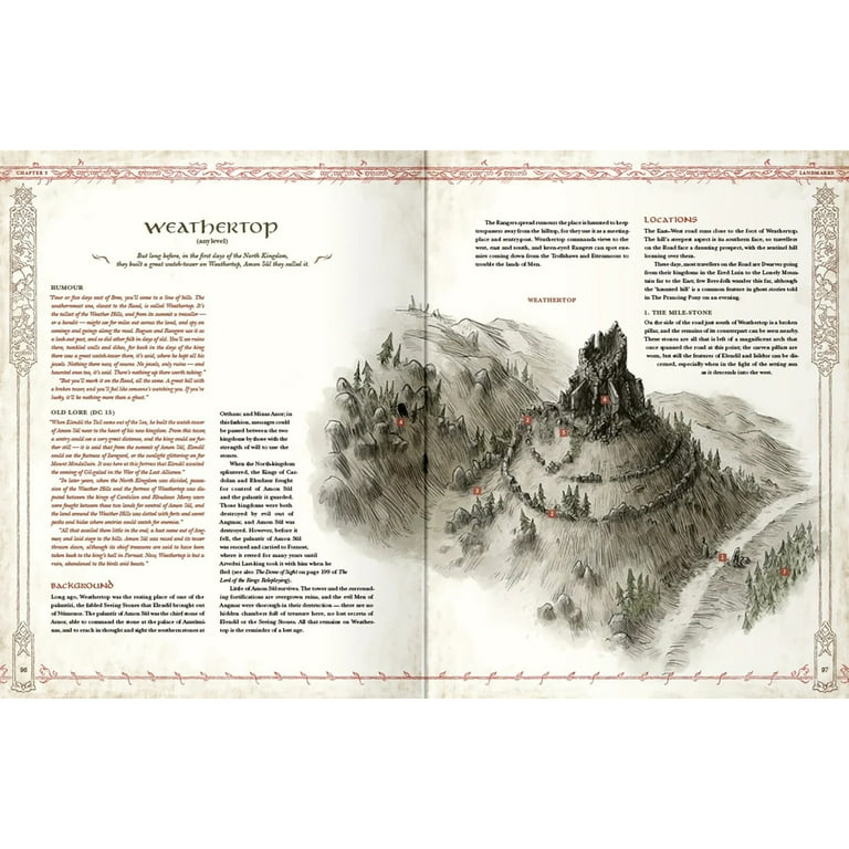 Free League Publishing The Lord of The Rings Roleplaying 5E: Ruins of Eriador - Campaign Module - Supplemental Hardback RPG Book, LOTR, Free League Publishing Free League Publishing The Lord of The Rings Roleplaying 5E: Ruins of Eriador - Campaign Module - Supplemental Hardback RPG Book, LOTR, Free League Publishing