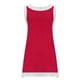 thumbnail image 5 of Vestido de Verano de Manga Corta de las Mujeres Cuello Redondo Cuello en V Sólido Casual Mini Patinador Vestido de Dos Piezas, Falda de Verano Corta, 5 of 7