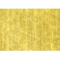 thumbnail image 1 of Ahgly Company Machine Washable Indoor Rectangle Solid Yellow Modern Area Rugs, 6' x 9', 1 of 4