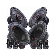 Cerwin Vega H765C & H7652 HED Series 6.5" Component and 2-Way Coaxial Car Speaker System Bundle