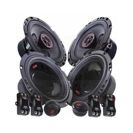 Cerwin Vega H765C & H7652 HED Series 6.5" Component and 2-Way Coaxial Car Speaker System Bundle