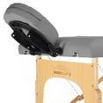 thumbnail image 2 of Saloniture Professional Portable Folding Massage Table with Carrying Case - Light Gray, 2 of 7