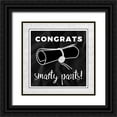 thumbnail image 1 of Perrenoud, Aubree 12x12 Black Ornate Wood Framed with Double Matting Museum Art Print Titled - Smarty Pants Silver, 1 of 4