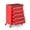 5-Drawer red, variant on 7-Drawer Tool Chest, Rolling Tool Cart with Wheels, Large Capacity Tool Storage Cabinet with Keyed Locking, Tool Organizer Box for Garage, Workshop, Warehouse -Black / Red / Blue