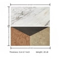 thumbnail image 3 of Lisonu 12*24 Waterjet Marble, White Gold Red Grey 4 Color, Natural Marble, For Floor and Wall, Polished Marble Tile, Natural Stone, 1 Box Each Pattern 2 pcs, 3 of 8