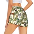 thumbnail image 3 of Bixox Women's Jungle Animals pattern 2 in 1 Running Shorts - Lightweight Athletic Workout Gym Yoga Shorts Liner with Pockets - Small, 3 of 7