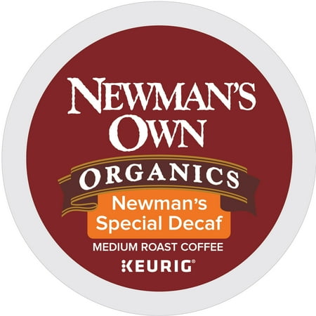 Keurig Organic Coffee - Newman's Own Organics Special Blend Decaf Keurig K-Cup Coffee Pods, Medium Roast, 24 Count