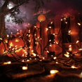 thumbnail image 5 of Luces de Halloween naranjas, de luces incandescentes de Halloween, mini bombillas conectables certificadas por UL, luces naranjas para el hogar, jardín, porche, decoraciones para fiestas de Hallo, 5 of 5