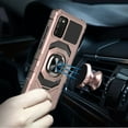 thumbnail image 2 of Case with Belt Holster Bundle for Samsung Galaxy A03s: Heavy Duty Series Protection Cover (Rose Gold) and Vertical Rugged Denim Nylon Phone Pouch, 2 of 9