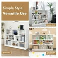 thumbnail image 6 of FASCK 3-Tier Bookcase&nbsp;with 8 Cubes, Floor Standing Storage Shelves, Open Display Cabinet for Living Room, Office, Decor, 6 of 9