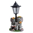thumbnail image 1 of Estatua de Escultura para Jardín Figura de Animal Adorno con Luz Solar Automática Hecha de Resina Resistente Adecuado para Patios Césped Y S, 1 of 8