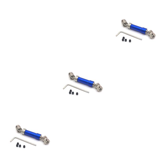 QualitChoice Rear Drive Shaft 1:12 Crawler Parts Replacement for Wltoys 12423 12428 12429 Dark Blue 3Set