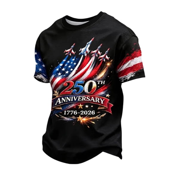 America 250 Shirt USA Independence Day Graphic Short Sleeve Tee For Patriotic Festive T Shirt With Red White Navy Artwork Comfortable Casual Top For Men