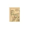 thumbnail image 4 of Railroad Map - Michigan Railroads Gray 1876  - Vintage Wall Art, 4 of 4