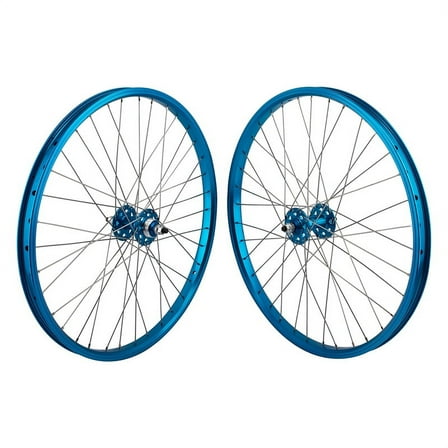 Se Bikes J24SG Wheelset 24in B/O 3/8inx100-110mm FW Rim Brake Clincher Blue