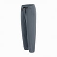 thumbnail image 5 of kpoplk Boy's Sweatpants Straight Leg Athletic Open Bottom Pants High Waisted Drawstring Active Joggers with Pockets(Dark Gray,15-16 Y), 5 of 9