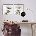 thumbnail image 3 of Stupell Industries Modern Cream Transparent Floral 2pc Canvas Art Set, 17 x 17 each, by Albert Koetsier, 3 of 7