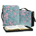 thumbnail image 3 of FOR U DESIGNS Cherry Blossom Bible Case for Women Size 2X-Large Lightweight Sturdy Bible Protector Abrasion PU Leather Bible Carrying Cases Portable Bible Bags for Men Organizer Tote, 3 of 7