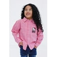 thumbnail image 5 of Hello Kitty Button Down Dress Shirt Plaid Toddler to Big Kid, 5 of 5