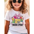 thumbnail image 1 of Girls' Back to School T-Shirt - Second Grade Celebration Cute School Graphic Tee - Breathable Knit Fabric for Classroom - Machine Washable, Classroom apparel, Fun Print Top, Short Sleeve Tee, 1 of 7